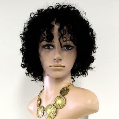 PERUCA de Cabelo Humano Nara cor 1B - Modelo Exclusivo - Bella Hair Perucas