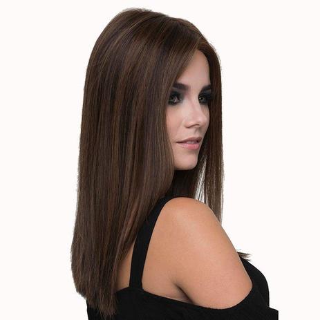peruca feminina cabelo humano ajustável 40/45cm 150gramas - mega hair e apliques Menor preço em peruca feminina cabelo humano ajustável 40/45cm 150gramas - mega hair e apliques