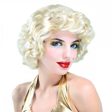 Peruca Marilyn Monroe Loira - Brilhante
