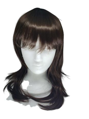 Peruca Média Lisa 55cm cabelo orgânico - Lynx Produções artistica