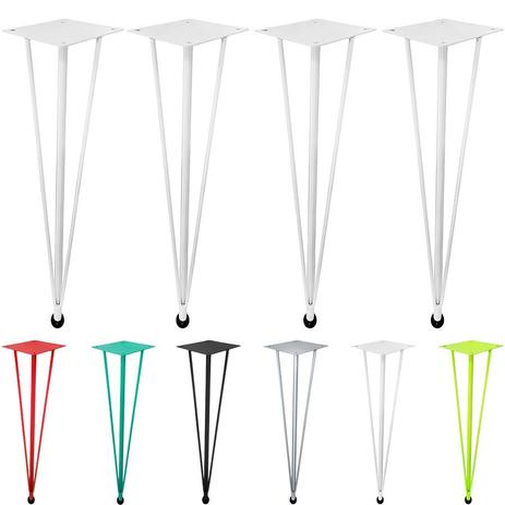 Pés Base de Mesa de Jantar Hairpin Legs 75cm - 04 unidades - Gênus Móveis é ruim? Pés Base de Mesa de Jantar Hairpin Legs 75cm - 04 unidades - Gênus Móveis é boa?
