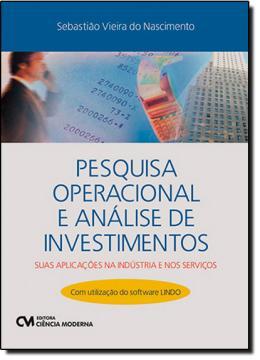 Pesquisa operacional e analise de investimentos - Ciencia moderna Menor preço em Pesquisa operacional e analise de investimentos - Ciencia moderna