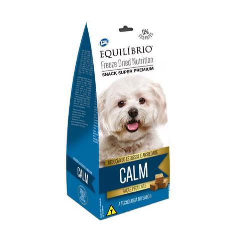 Petisco para Cachorros Estressados Freeze Calm Total Equilíbrio - Snack Freeze Dried Calm - Total alimentos Menor preço em Petisco para Cachorros Estressados Freeze Calm Total Equilíbrio - Snack Freeze Dried Calm - Total alimentos