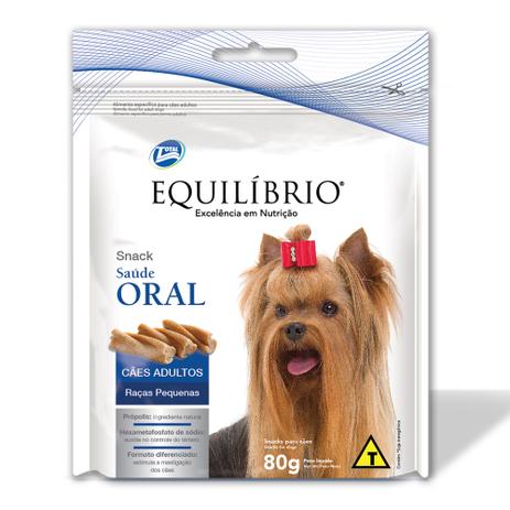 Petiscos Equilíbrio Snack Saúde Oral Cães Adultos Raças Pq.80g - Total alimentos Menor preço em Petiscos Equilíbrio Snack Saúde Oral Cães Adultos Raças Pq.80g - Total alimentos