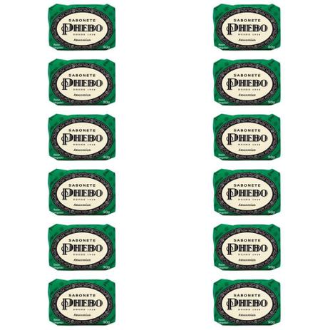 Phebo Amazonian Sabonete 90g (Kit C/12) Menor preço em Phebo Amazonian Sabonete 90g (Kit C/12)