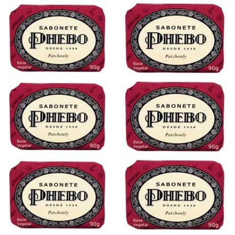 Phebo Patchouly Sabonete 90g (Kit C/06) Menor preço em Phebo Patchouly Sabonete 90g (Kit C/06)