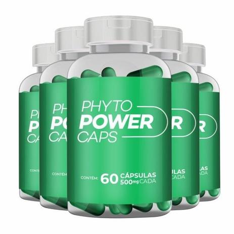 Phyto Power Caps - Promoção 5 Unidades Menor preço em Phyto Power Caps - Promoção 5 Unidades