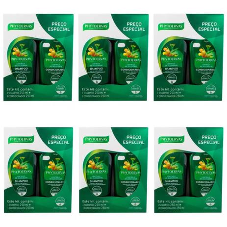 Phytoervas Controle Da Oleosidade Shampoo + Condicionador 250ml (Kit C/06) Menor preço em Phytoervas Controle Da Oleosidade Shampoo + Condicionador 250ml (Kit C/06)