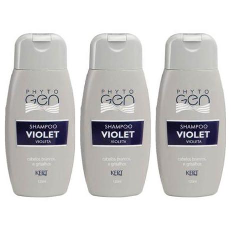 Phytogen Shampoo Tonalizante Violet 120ml (Kit C/03) Menor preço em Phytogen Shampoo Tonalizante Violet 120ml (Kit C/03)