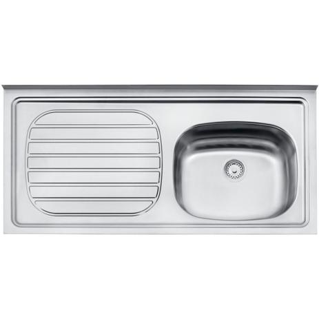 Pia aco inox 100x50 1cd standard tramontina Menor preço em Pia aco inox 100x50 1cd standard tramontina