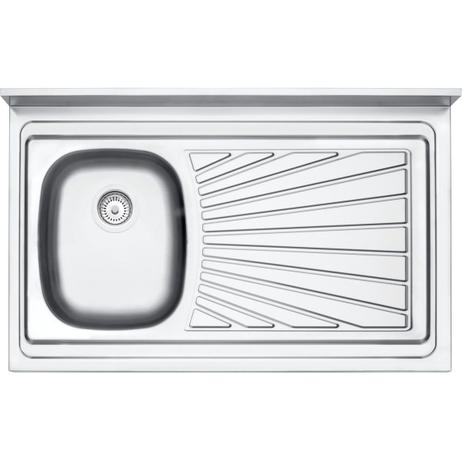 Pia aco inox 100x60 1ce steel tramontina Menor preço em Pia aco inox 100x60 1ce steel tramontina