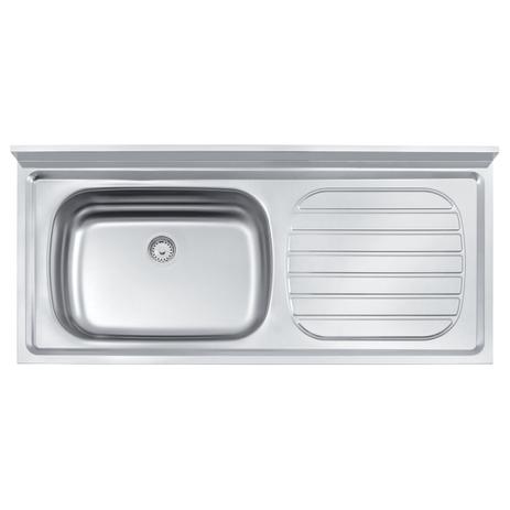 Pia aco inox 120x55 1ce standard tramontina Menor preço em Pia aco inox 120x55 1ce standard tramontina