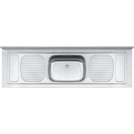 Pia aco inox 200x60 1cc perf tramontina Menor preço em Pia aco inox 200x60 1cc perf tramontina