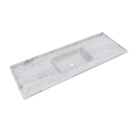 Pia com Cuba para Cozinha Massa Premium 100cmx50cm Decoralita Cinza Menor preço em Pia com Cuba para Cozinha Massa Premium 100cmx50cm Decoralita Cinza