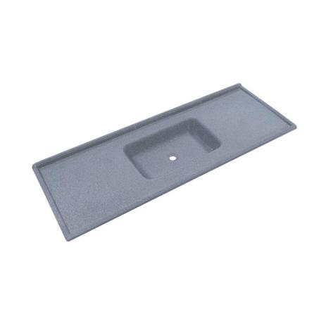 Pia com Cuba para Cozinha Massa Premium 140cmx54cm Decoralita Cinza é boa?