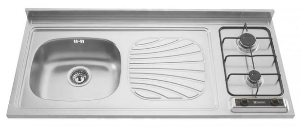 Pia Fogão Aço Inox 120x55cm Star 40 2GX Tramontina 93710103 Menor preço em Pia Fogão Aço Inox 120x55cm Star 40 2GX Tramontina 93710103
