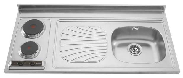 Pia Fogão Elétrico Inox 1200x600mm CUBA A DIREITA Tramontina 93723/903 Menor preço em Pia Fogão Elétrico Inox 1200x600mm CUBA A DIREITA Tramontina 93723/903