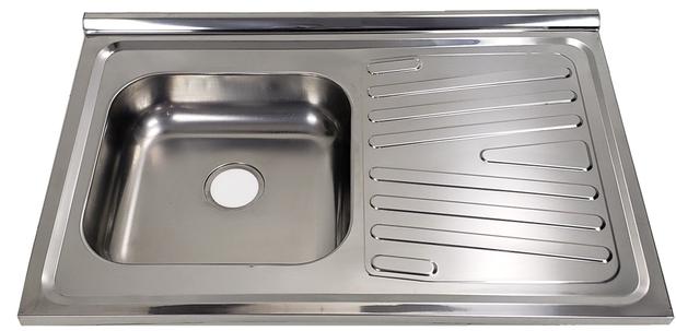 Pia Inox Fabrinox PSD800E 80x52cm, cuba esquerda Menor preço em Pia Inox Fabrinox PSD800E 80x52cm, cuba esquerda