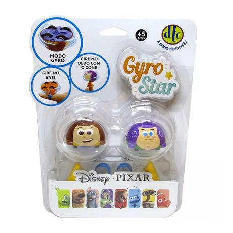 Pião de Batalha Gyro Star Disney 2 Unidades - Buzz e Woody - DTC Menor preço em Pião de Batalha Gyro Star Disney 2 Unidades - Buzz e Woody - DTC