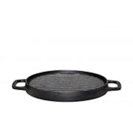 Picanheira dupla face em ferro fundido 26cm com alças de ferro - Fundicao santana Menor preço em Picanheira dupla face em ferro fundido 26cm com alças de ferro - Fundicao santana