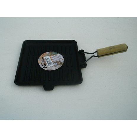 Picanheira em ferro fundido grelhada dobravel 22x22cm - Fundicao santana Menor preço em Picanheira em ferro fundido grelhada dobravel 22x22cm - Fundicao santana