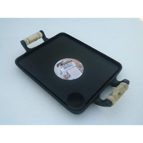 Picanheira em ferro fundido retangular comprimento 29x largura 24cm. - Fundicao santana Menor preço em Picanheira em ferro fundido retangular comprimento 29x largura 24cm. - Fundicao santana