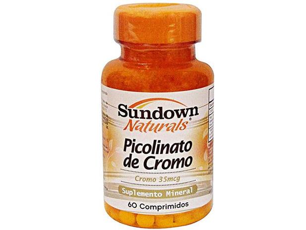 Picolinato de Cromo Mineral 60 Cápsulas - Sundown Naturals