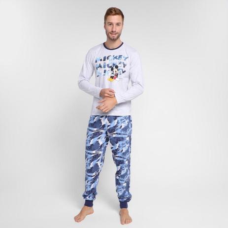 Pijama Adulto Evanilda Disney Mickey Pai e Filho Longo Masculino - Pijama  Masculino - Magazine Luiza
