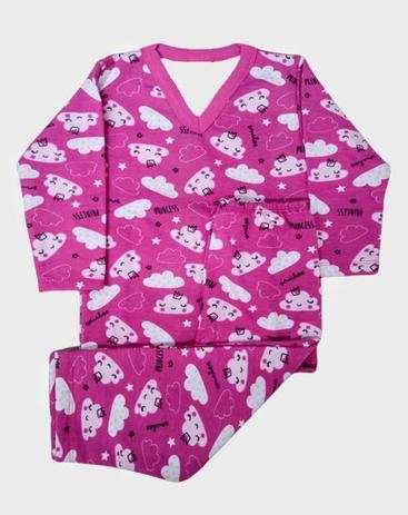 Pijama em moletinho Flanelado para bebê Tam P M G GG - estampado ou liso -  Algodão Doce | Roupas e Acessórios Infantis
