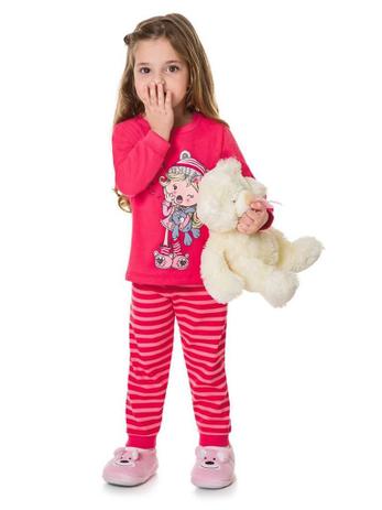 Pijama Blusão e Calça em Moletinho Que Soninho Brandili Menor preço em Pijama Blusão e Calça em Moletinho Que Soninho Brandili