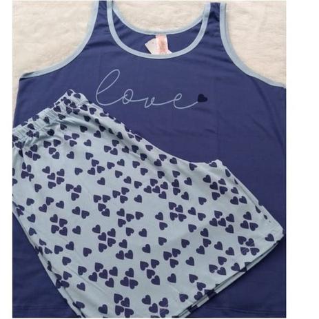 Pijama feminino curto 100 algodão Clearance