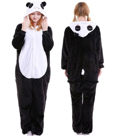 Pijama Fantasia Kigurumi Panda Macacão com Capuz Unissex - Amo Kigurumi -  Pijama Feminino - Magazine Luiza