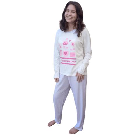 Pijama Flanelado Feminino Inverno Xadrez - Mania Pijamas