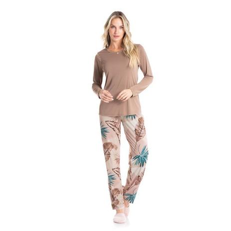 Pijama Feminino Daniela Tombini Isabel Longo 7942BP - Daniela Tombini -  Pijama Feminino - Magazine Luiza