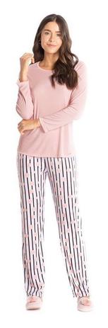 Pijama Feminino Daniela Tombini Tais Longo 8610BP - Roupas para Gestantes -  Magazine Luiza