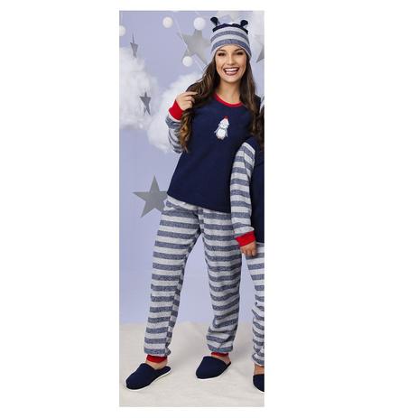 Pijama Feminino Frio Moletinho Longo Soft Flamê Aberto 4405 - Cia do corpo Menor preço em Pijama Feminino Frio Moletinho Longo Soft Flamê Aberto 4405 - Cia do corpo