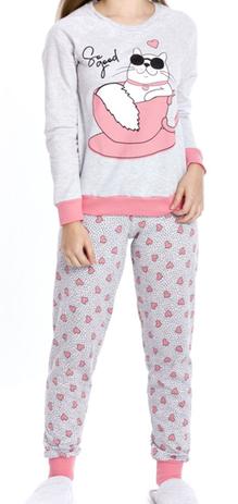 Pijama Feminino - Moletinho - Bem Estar Confort