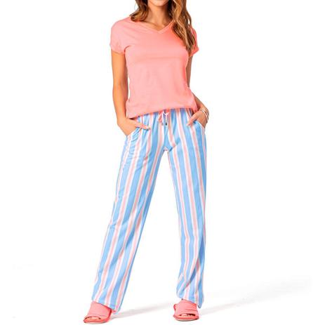 PIJAMA FEMININO ESPAÇO PIJAMA MANGA CURTA