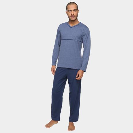 Pijama Hering Básico Manga Longa Masculino - Pijama Masculino - Magazine  Luiza
