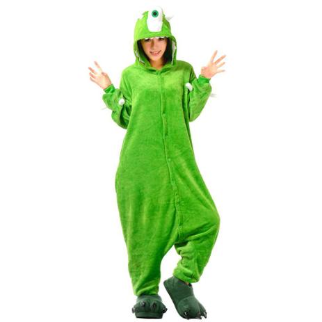 Pijama Importado Mike Wazowski Kigurumi Peludo Monstros SA - Amo Kigurumi -  Roupa Íntima Masculina - Magazine Luiza