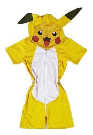 Pijama Infantil Macacão Fantasia Pokemon Pikachu Parmalat - Anjo Da Mamãe