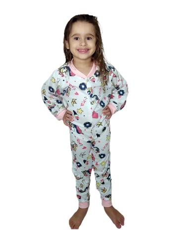 Pijama Infantil Macacão Unicórnio Marisa Tam 2 a 10 | Marisa