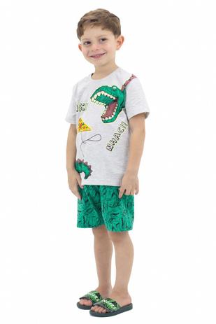 Pijama Infantil Menino Dinossauro Brilha no Escuro Kamylus - Pijama  Infantil - Magazine Luiza