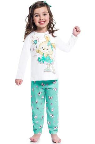 Pijama KYLY Algodão Coelhinha - Pijama Infantil - Magazine Luiza