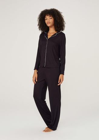 Pijama Curto Feminino Com Botão Hering no Submarino.com