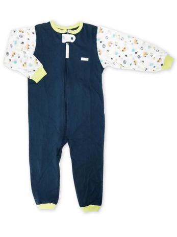Pijama Macacão Be Little Longo Zíper Car Marinho Menor preço em Pijama Macacão Be Little Longo Zíper Car Marinho