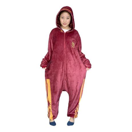 Pijama Macacão Casa Hogwarts Grifinória Kigurumi Original Harry Potter -  Zona Criativa - Outros Moda e Acessórios - Magazine Luiza