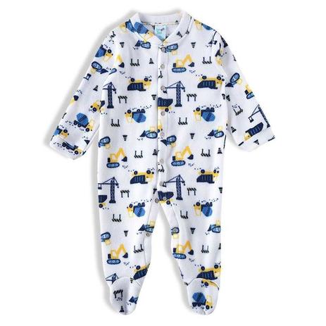 Pijama Macacão com pé Animais - Azul Branco - Tip Top - Outros Moda e  Acessórios - Magazine Luiza