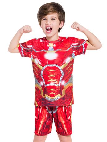 Pijama Manga Curta - Super Herói De Aço - 8 anos - Veggi - Pijama Infantil  - Magazine Luiza