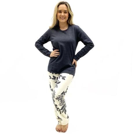 Pijama recco moletinho apeluciado feminino - Pijama Feminino - Magazine  Luiza